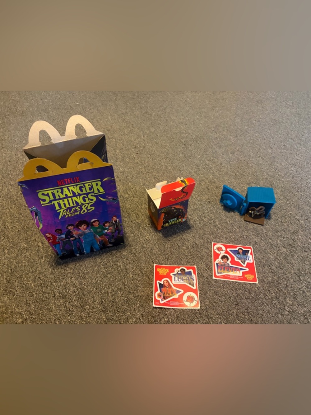 NIB McDonald’s stranger things vine crawler happy meal toy